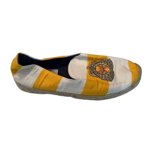 8-14 STUBBS & WOOTTON Men's Espadrille Shoes Yellow Size 43 - Picture 2 of 7